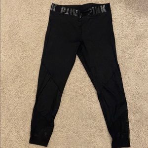 VS Pink Leggings with Mesh